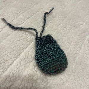 Handmade crochet soap scrubby